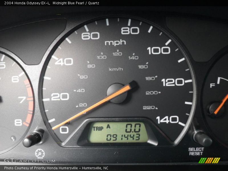 Midnight Blue Pearl / Quartz 2004 Honda Odyssey EX-L