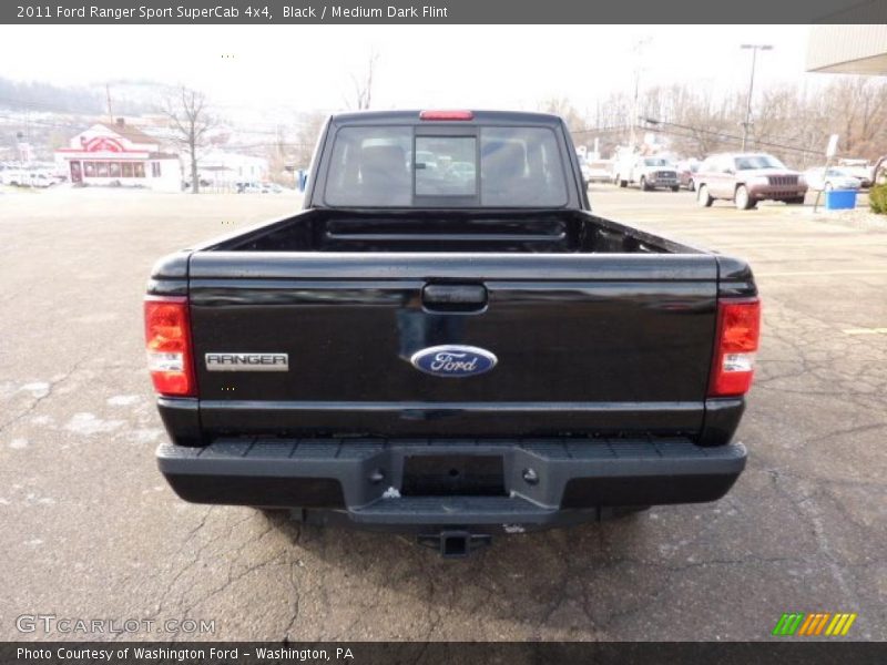 Black / Medium Dark Flint 2011 Ford Ranger Sport SuperCab 4x4