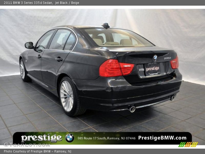 Jet Black / Beige 2011 BMW 3 Series 335d Sedan