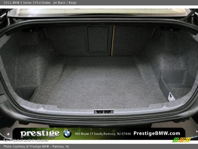 Jet Black / Beige 2011 BMW 3 Series 335d Sedan