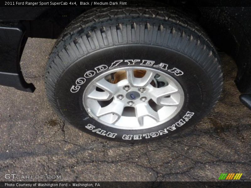 Black / Medium Dark Flint 2011 Ford Ranger Sport SuperCab 4x4