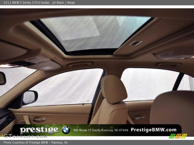 Jet Black / Beige 2011 BMW 3 Series 335d Sedan