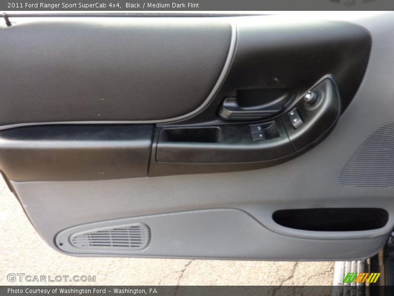 Black / Medium Dark Flint 2011 Ford Ranger Sport SuperCab 4x4