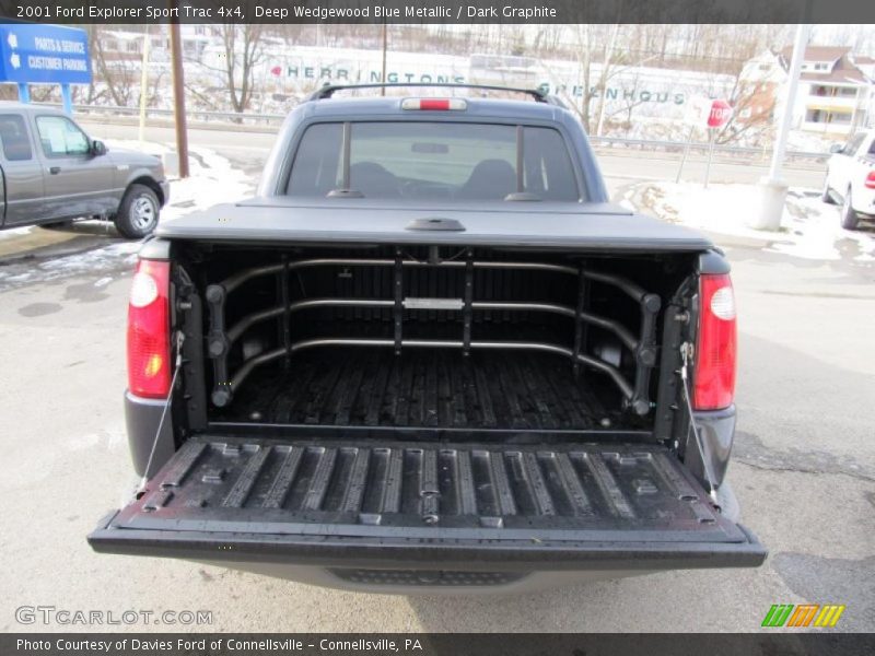 Deep Wedgewood Blue Metallic / Dark Graphite 2001 Ford Explorer Sport Trac 4x4