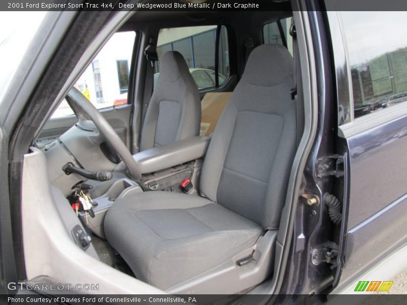 Deep Wedgewood Blue Metallic / Dark Graphite 2001 Ford Explorer Sport Trac 4x4