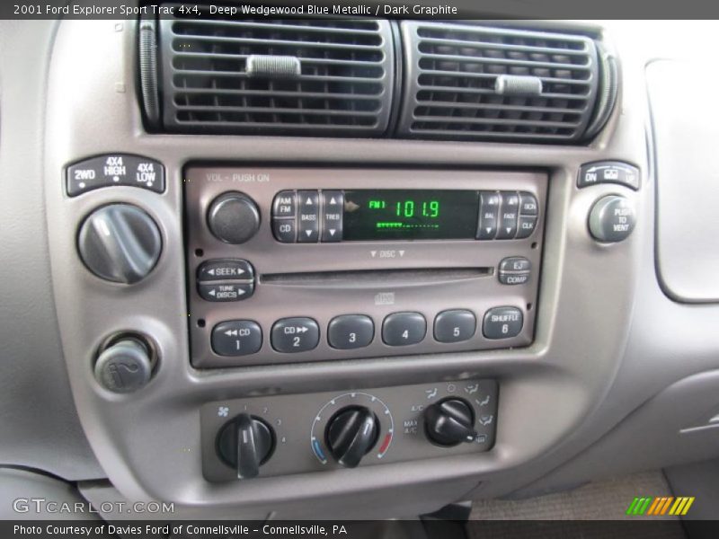 Deep Wedgewood Blue Metallic / Dark Graphite 2001 Ford Explorer Sport Trac 4x4