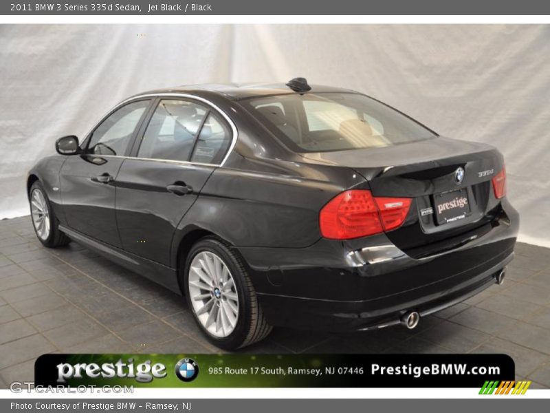 Jet Black / Black 2011 BMW 3 Series 335d Sedan