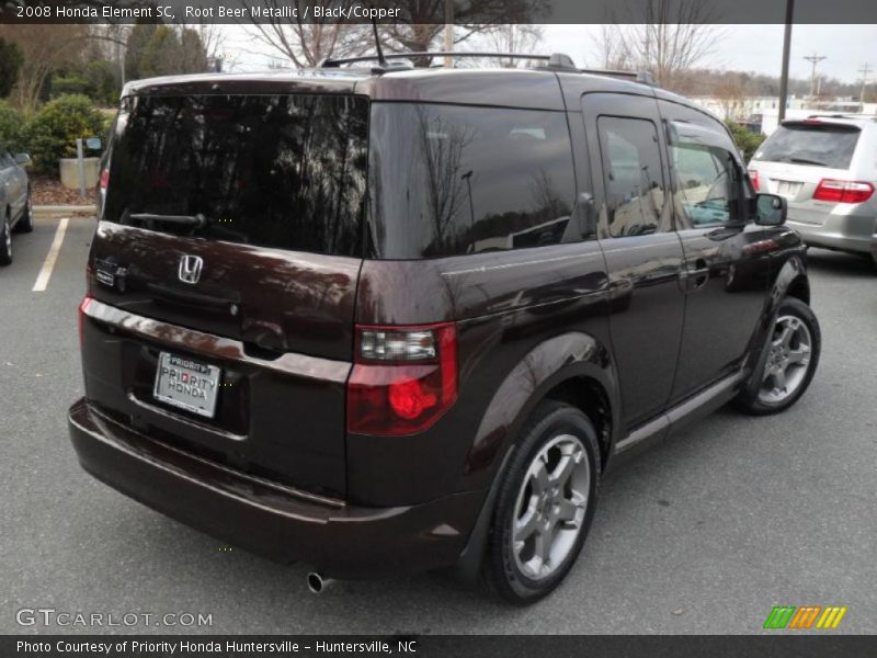 Root Beer Metallic / Black/Copper 2008 Honda Element SC