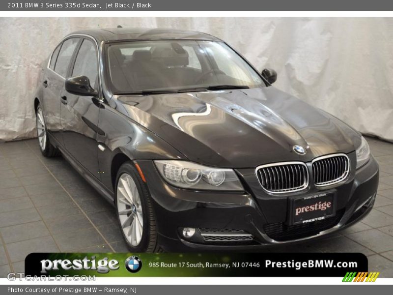 Jet Black / Black 2011 BMW 3 Series 335d Sedan
