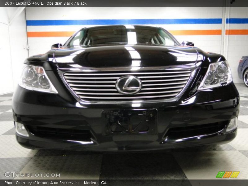Obsidian Black / Black 2007 Lexus LS 460 L
