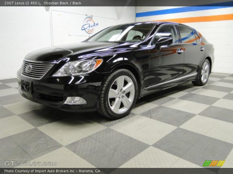Obsidian Black / Black 2007 Lexus LS 460 L