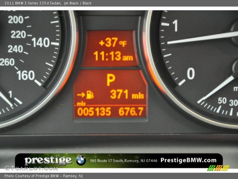 Jet Black / Black 2011 BMW 3 Series 335d Sedan