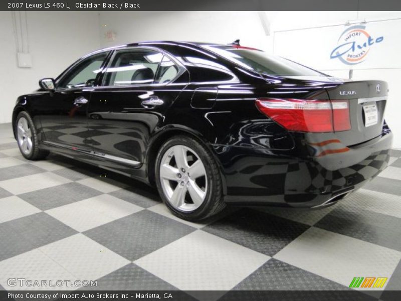 Obsidian Black / Black 2007 Lexus LS 460 L