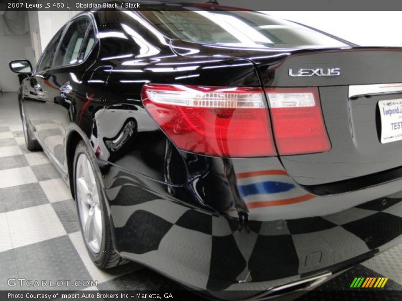 Obsidian Black / Black 2007 Lexus LS 460 L