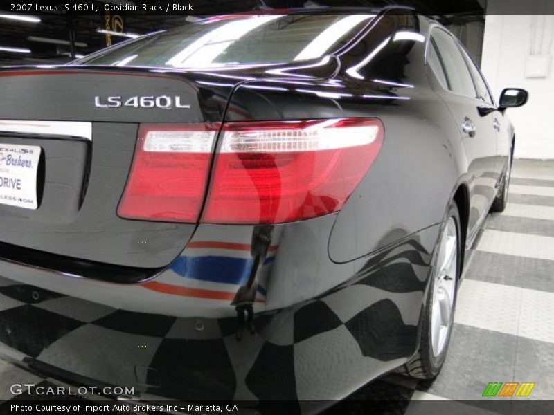 Obsidian Black / Black 2007 Lexus LS 460 L