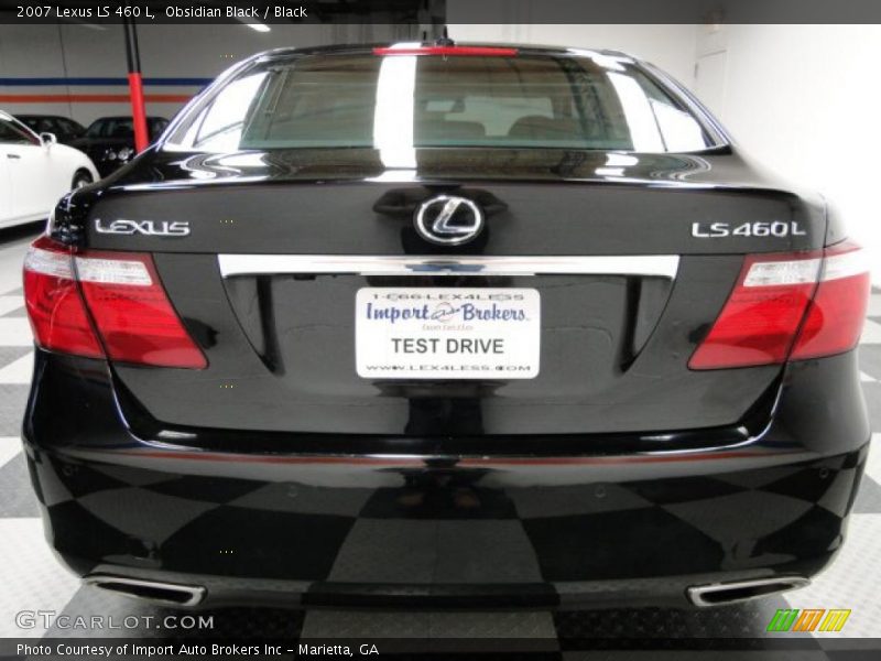 Obsidian Black / Black 2007 Lexus LS 460 L