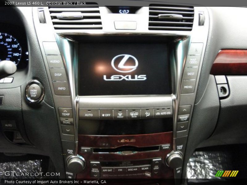 Obsidian Black / Black 2007 Lexus LS 460 L