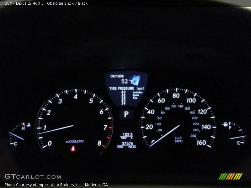 Obsidian Black / Black 2007 Lexus LS 460 L