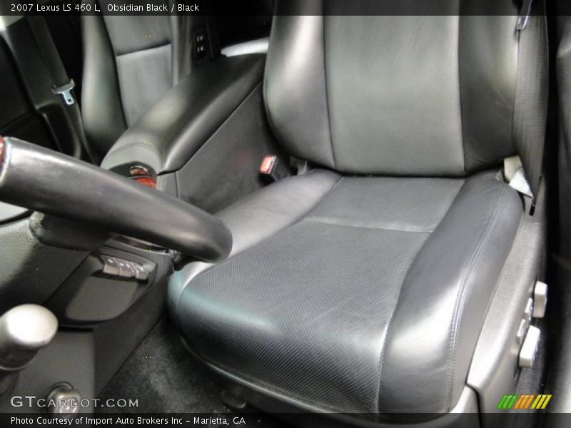 Obsidian Black / Black 2007 Lexus LS 460 L