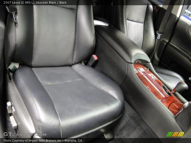 Obsidian Black / Black 2007 Lexus LS 460 L