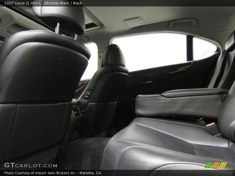 Obsidian Black / Black 2007 Lexus LS 460 L