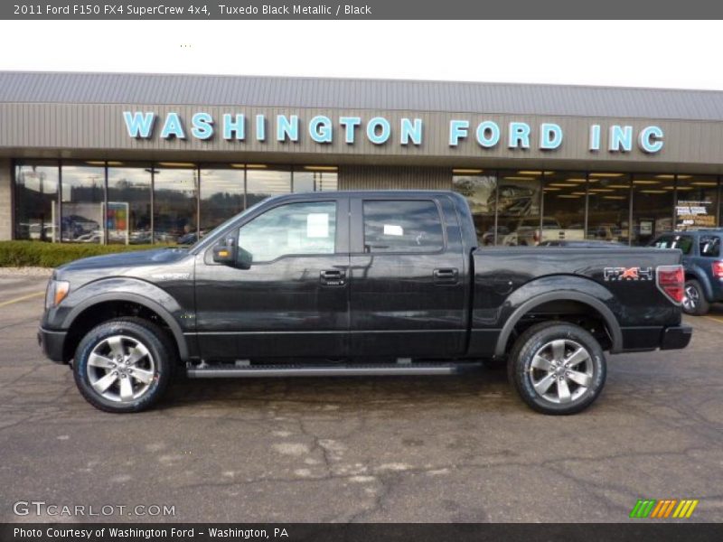 Tuxedo Black Metallic / Black 2011 Ford F150 FX4 SuperCrew 4x4