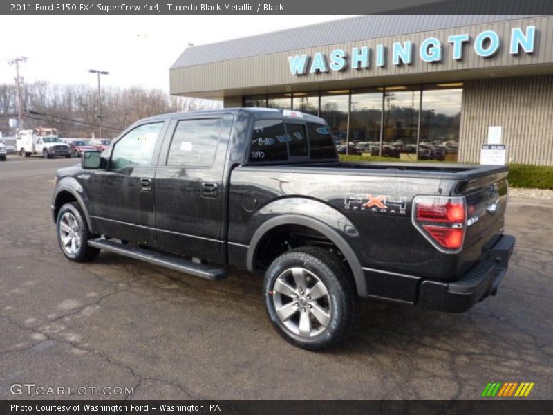 Tuxedo Black Metallic / Black 2011 Ford F150 FX4 SuperCrew 4x4