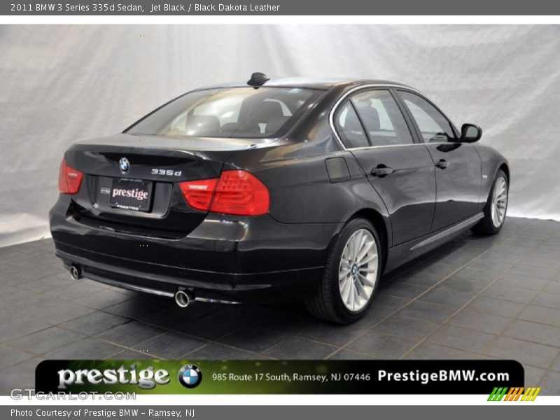 Jet Black / Black Dakota Leather 2011 BMW 3 Series 335d Sedan