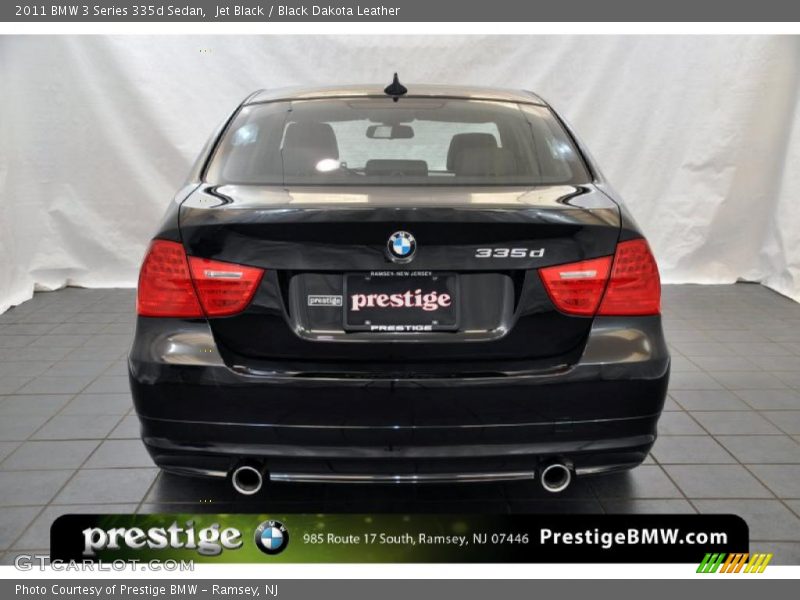 Jet Black / Black Dakota Leather 2011 BMW 3 Series 335d Sedan