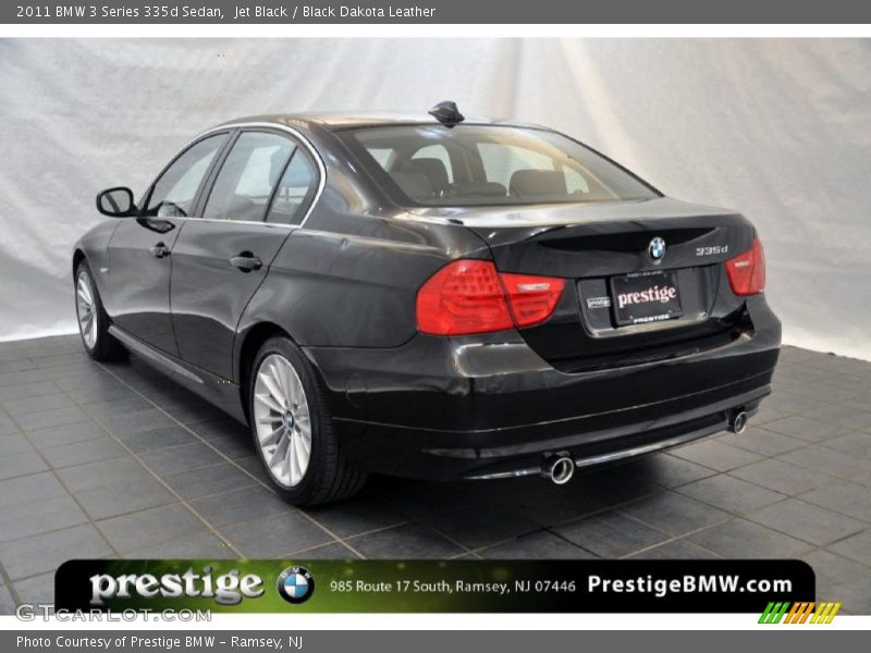 Jet Black / Black Dakota Leather 2011 BMW 3 Series 335d Sedan