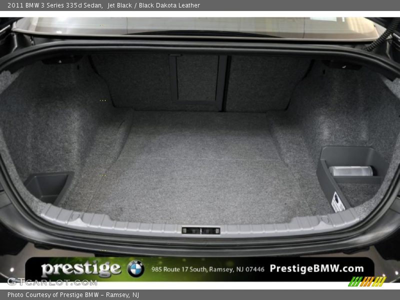Jet Black / Black Dakota Leather 2011 BMW 3 Series 335d Sedan