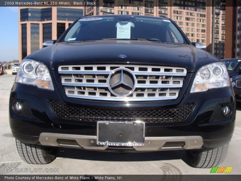 Black / Black 2009 Mercedes-Benz ML 350 4Matic