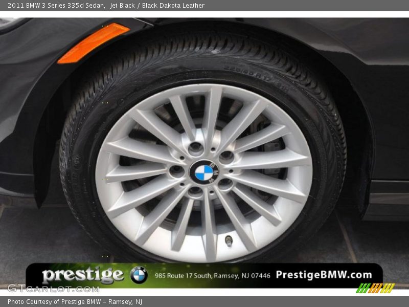 Jet Black / Black Dakota Leather 2011 BMW 3 Series 335d Sedan