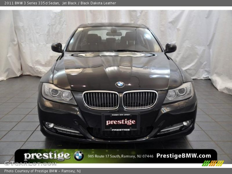 Jet Black / Black Dakota Leather 2011 BMW 3 Series 335d Sedan