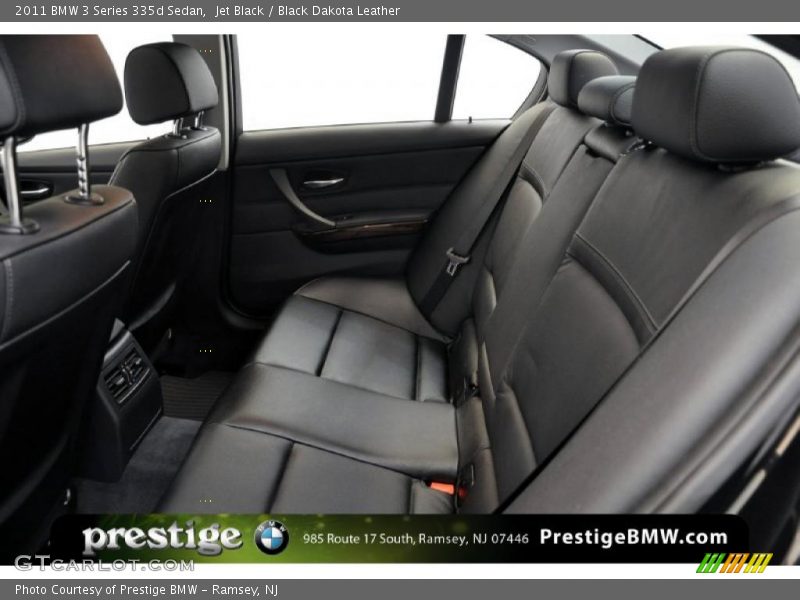 Jet Black / Black Dakota Leather 2011 BMW 3 Series 335d Sedan