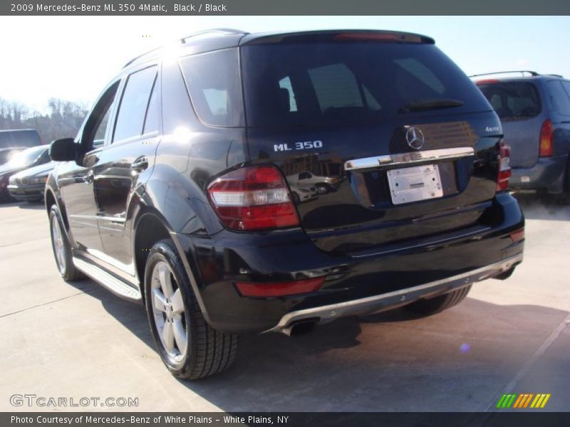 Black / Black 2009 Mercedes-Benz ML 350 4Matic