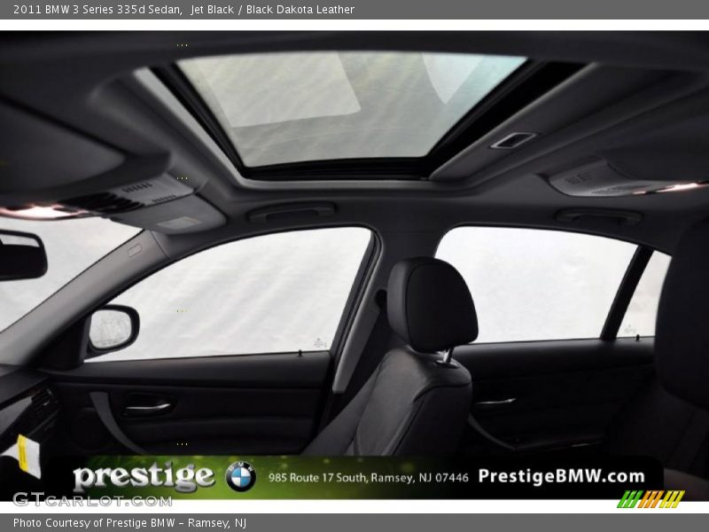 Jet Black / Black Dakota Leather 2011 BMW 3 Series 335d Sedan