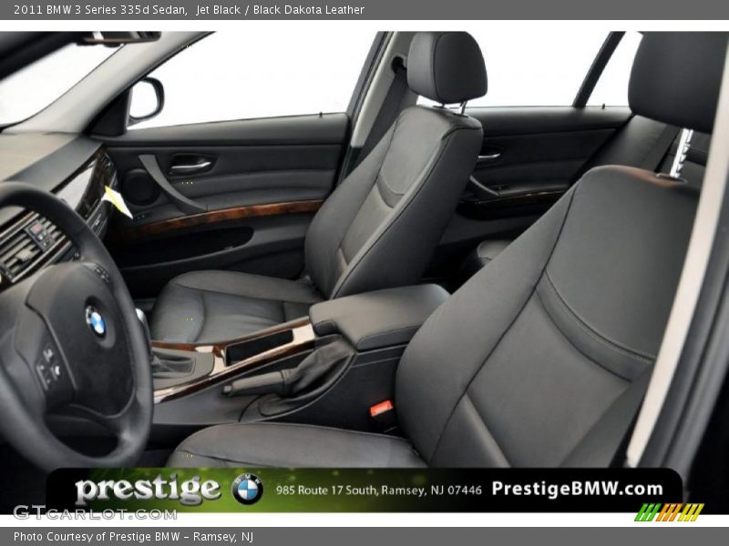 Jet Black / Black Dakota Leather 2011 BMW 3 Series 335d Sedan