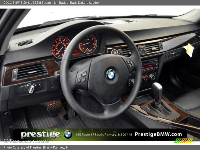 Jet Black / Black Dakota Leather 2011 BMW 3 Series 335d Sedan