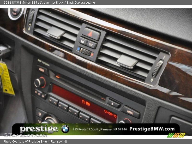 Jet Black / Black Dakota Leather 2011 BMW 3 Series 335d Sedan