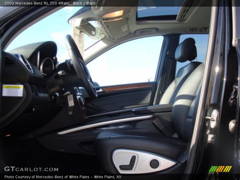 Black / Black 2009 Mercedes-Benz ML 350 4Matic