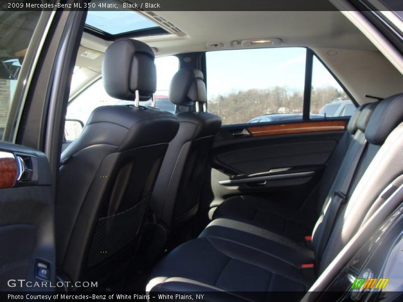 Black / Black 2009 Mercedes-Benz ML 350 4Matic