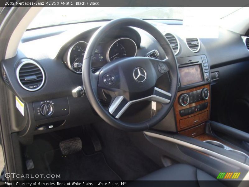 Black / Black 2009 Mercedes-Benz ML 350 4Matic