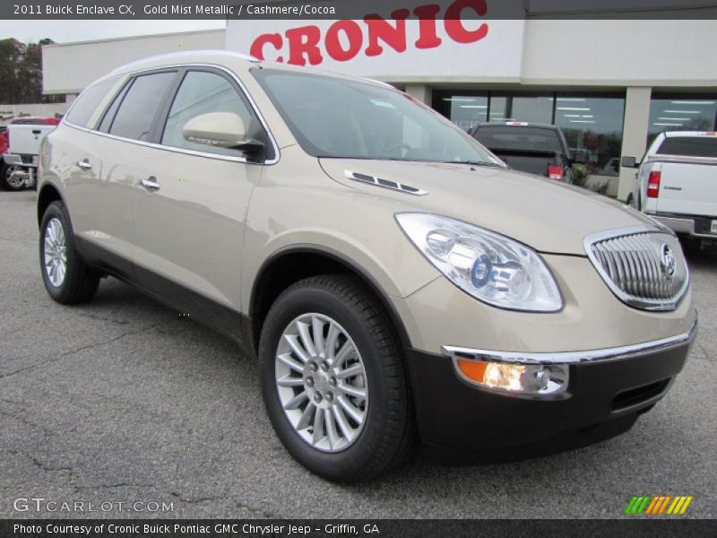 Gold Mist Metallic / Cashmere/Cocoa 2011 Buick Enclave CX