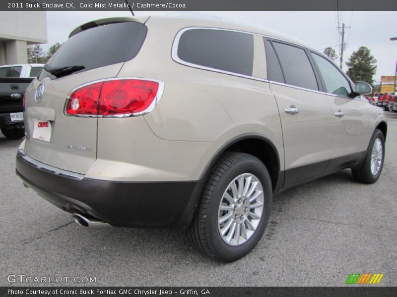 Gold Mist Metallic / Cashmere/Cocoa 2011 Buick Enclave CX