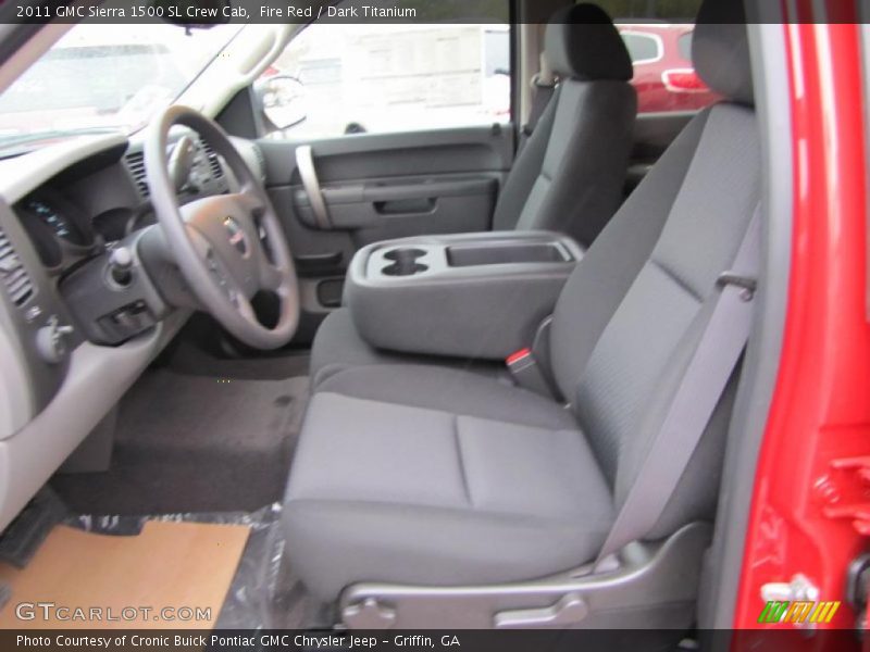 Fire Red / Dark Titanium 2011 GMC Sierra 1500 SL Crew Cab