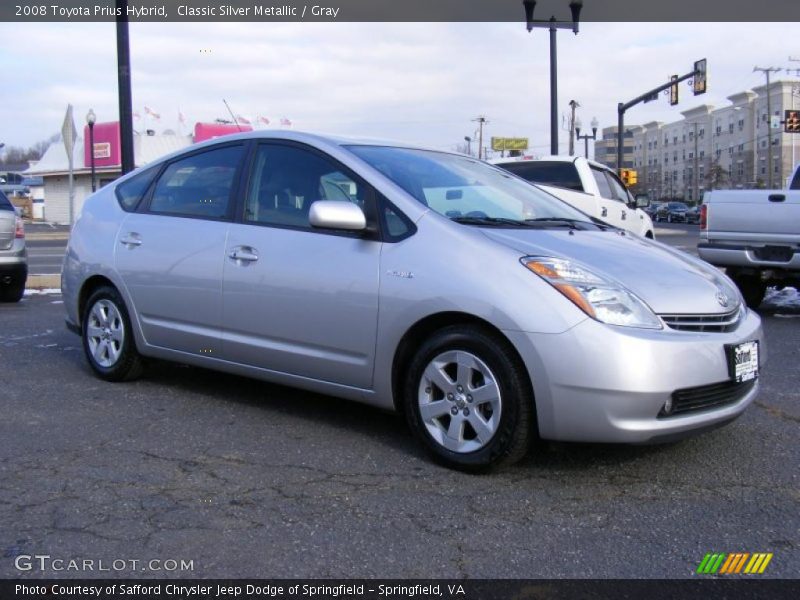 Classic Silver Metallic / Gray 2008 Toyota Prius Hybrid