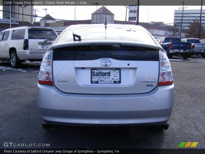 Classic Silver Metallic / Gray 2008 Toyota Prius Hybrid