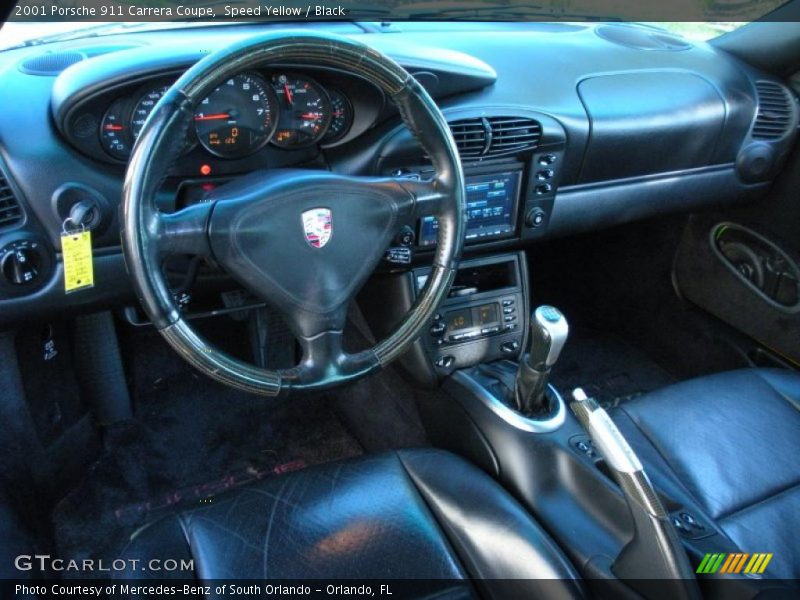 Black Interior - 2001 911 Carrera Coupe 