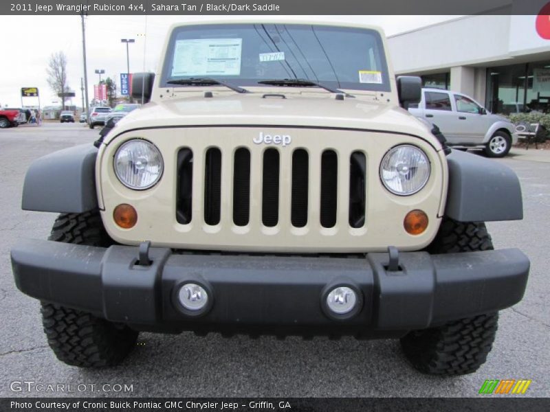 Sahara Tan / Black/Dark Saddle 2011 Jeep Wrangler Rubicon 4x4